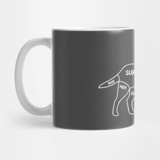 Dog Petting Map Mug